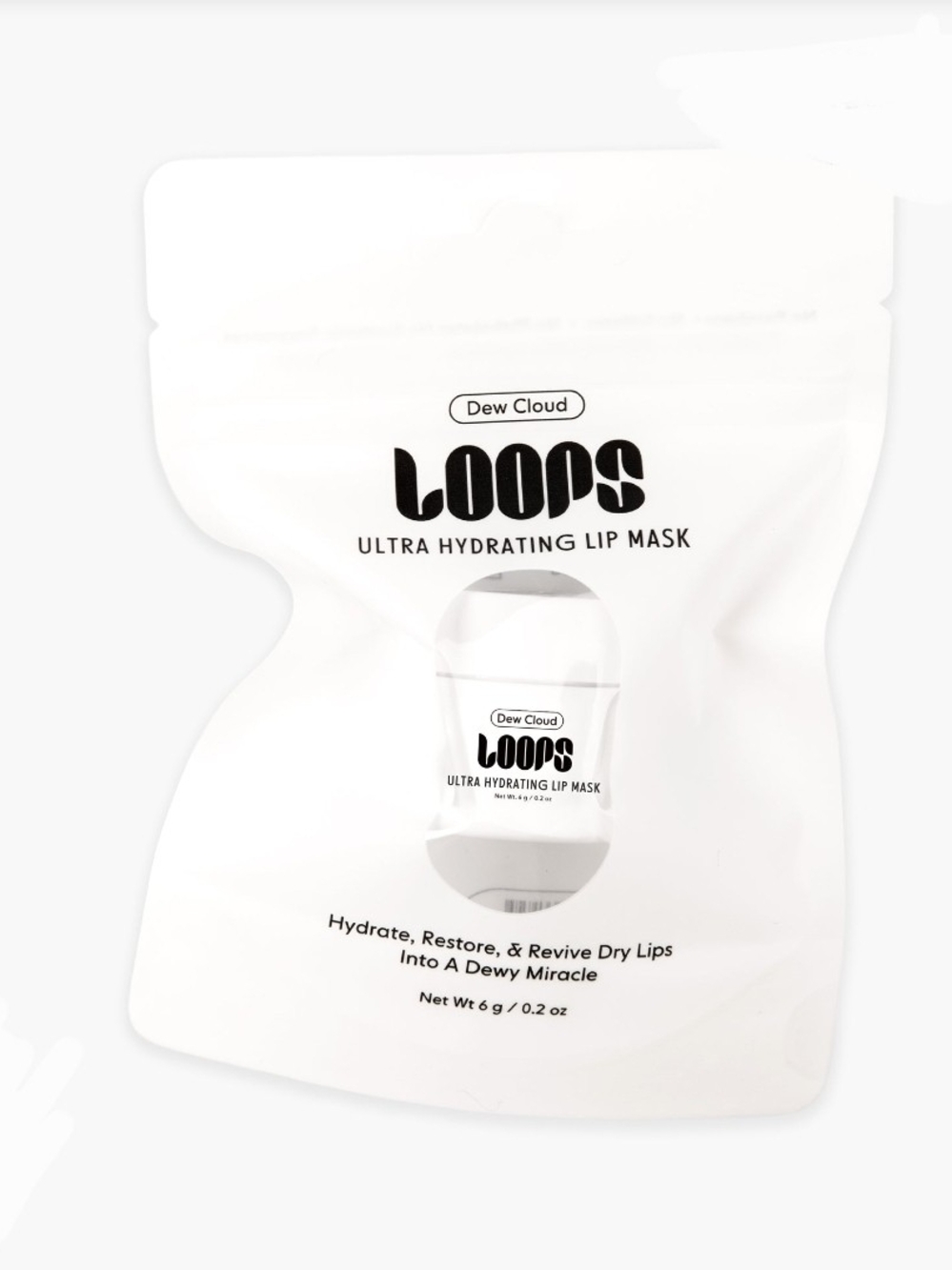 Loops Dew Cloud Ultra Hydrating Korean Mini Lip Mask 0.2fl Oz BNIB